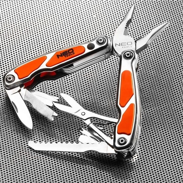 MULTITOOL NARZĘDZIE WIELOFUNKCYJNE LATARKA NEO