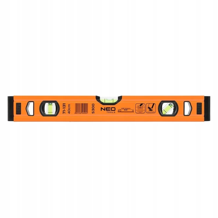 POZIOMICA ALUMINIOWA 40cm 3 LIBELLE BUDOWLANA DOKŁADNA NEO
