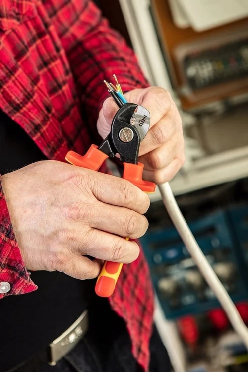 SZCZYPCE DO CIĘCIA KABLI TNĄCE 160mm IZOLACJA 1000V TUV DLA ELEKTRYKA NEO