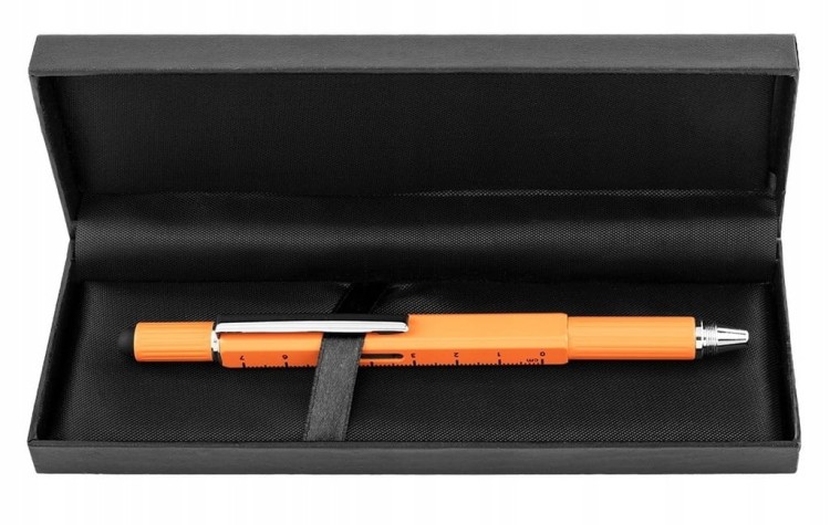 DŁUGOPIS MULTITOOL 5W1 WKRĘTAK POZIOMICA NEO
