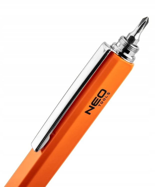 DŁUGOPIS MULTITOOL 5W1 WKRĘTAK POZIOMICA NEO