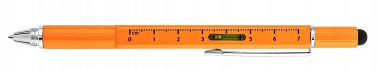 DŁUGOPIS MULTITOOL 5W1 WKRĘTAK POZIOMICA NEO
