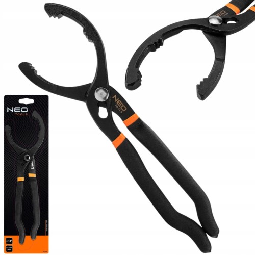 KLUCZ ODGIĘTY SZCZYPCOWY 20° DO FILTRÓW OLEJU 63.5-116mm SZCZYPCE NEO