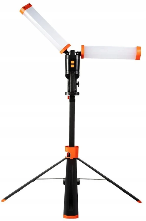 LAMPA HALOGEN NAŚWIETLACZ SMD LED 2x40W NA STATYWIE 360st IP54 SKŁADANA NEO