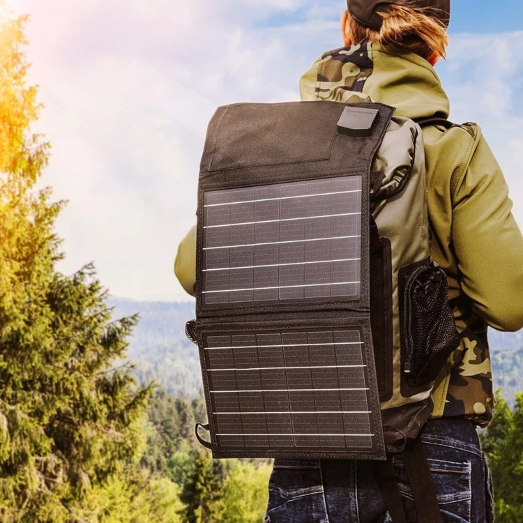 ŁADOWARKA SŁONECZNA PANEL SOLARNY 15W 2xUSB NEO