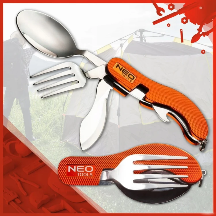 NIZBĘDNIK TURYSTYCZNY SCYZORYK MULTITOOL BIWAKOWY SZTUĆCE