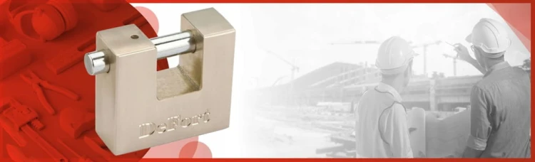 KŁÓDKA TRZPIENIOWA ŻELIWNA 50mm 3 KLUCZE DeFort
