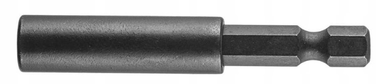 UCHWYT DO BITÓW MAGNETYCZNY UDAROWY HEX 1/4 60mm BIT GRAPHITE