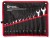KLUCZE PŁASKO-OCZKOWE 12szt. KLUCZ 6-22mm ZESTAW W PŁACHCIE QTechnic