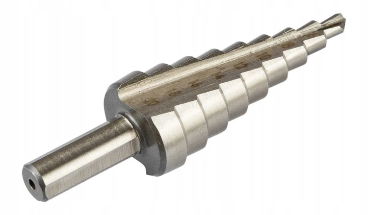WIERTŁO STOPNIOWE STOŻKOWE SPIRALNE CHOINKOWE 4-20 HSS DO METALU PLASTIKU