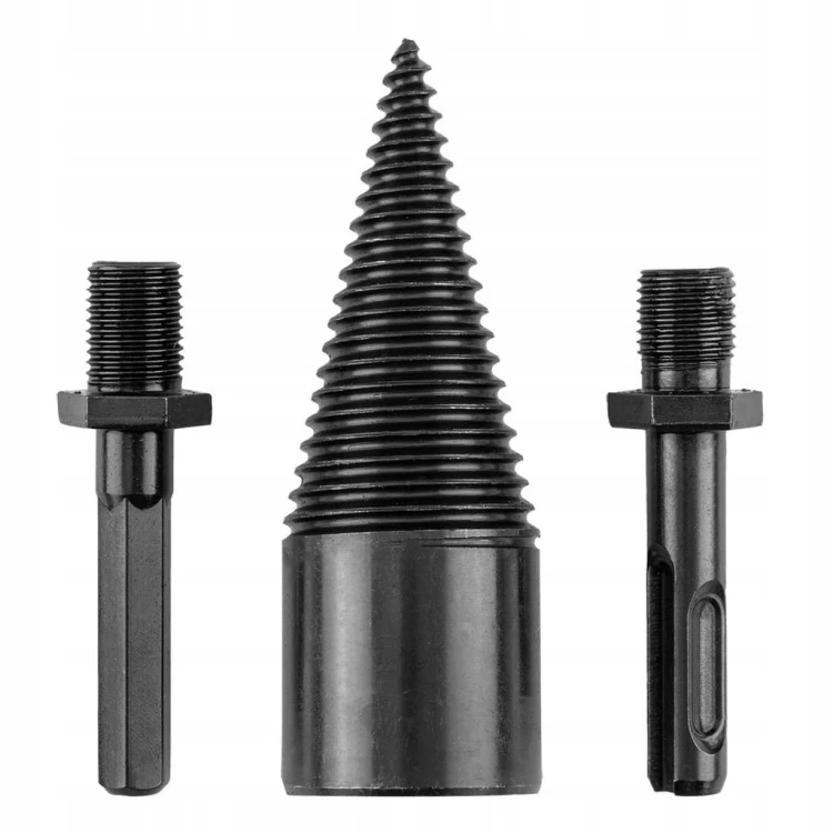 WIERTŁO STOŻKOWE ŚWIDER DO ROZŁUPYWANIA DREWNA DO ŁUPNIA SDS+ HEX 32mm