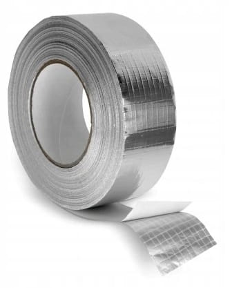 TAŚMA ALUMINIOWA ZBROJNA SAMOPRZYLEPNA WZMACNIANA WŁÓKNO SZKLANE 50m 50mm