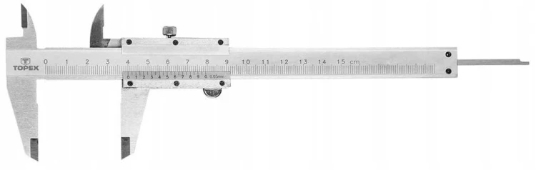 SUWMIARKA METALOWA ANALOGOWA 0-150mm DOKŁADNA 0,05 ZE ŚRUBĄ ZACISKOWĄ