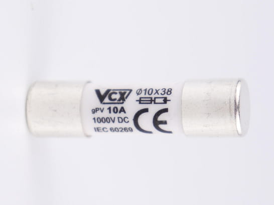 WKŁADKA SOLARNA TOPIKOWA GPV 10x38 10A 1000V DC