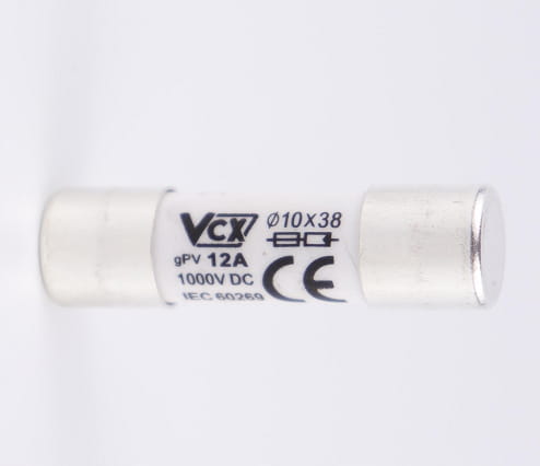 WKŁADKA SOLARNA TOPIKOWA GPV 10x38 12A 1000V DC