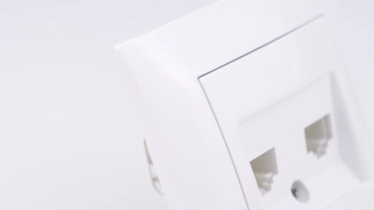 WESA LC-41 GNIAZDO KOMPUTEROWE PODWÓJNE 2xRJ45