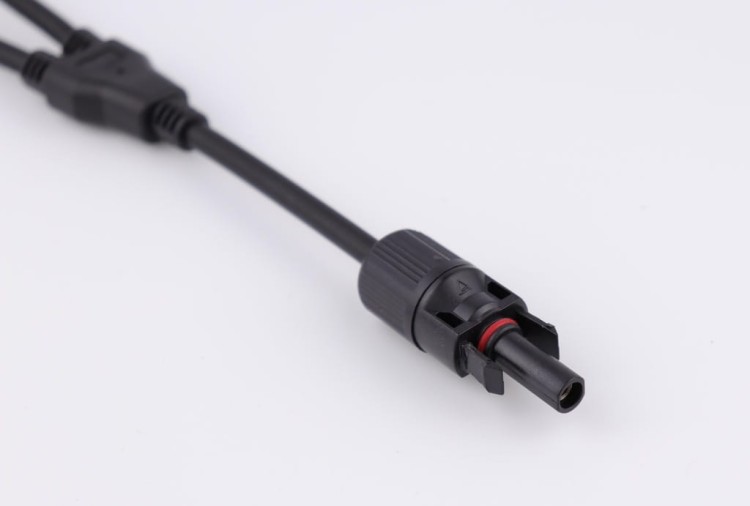 ZŁĄCZE KONEKTOR PODWÓJNY RÓWNOLEGŁY IP67 + -