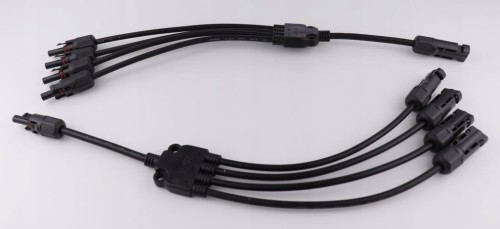 ZŁĄCZE KONEKTOR CZWÓRNIK RÓWNOLEGŁY IP67 + -
