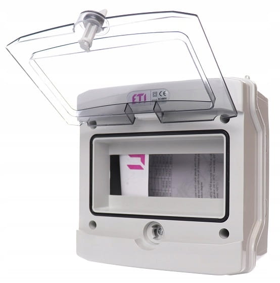 ROZDZIELNICA NATYNKOWA ELEKTRYCZNA HERMETYCZNA OBUDOWA 1x8 PV 1500V DC IP65