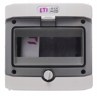 ROZDZIELNICA NATYNKOWA ELEKTRYCZNA HERMETYCZNA OBUDOWA 1x8 PV 1500V DC IP65