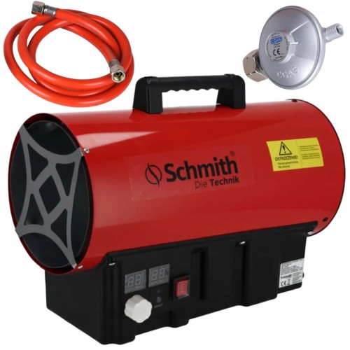 NAGRZEWNICA GAZOWA 30kW DMUCHAWA GRZEJNIK Z WĘŻEM I REGULATOREM SCHMITH