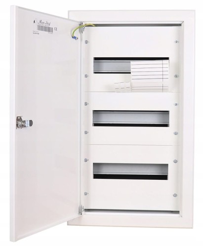 ROZDZIELNICA PODTYNKOWA METALOWA 36M 3x12 RBP