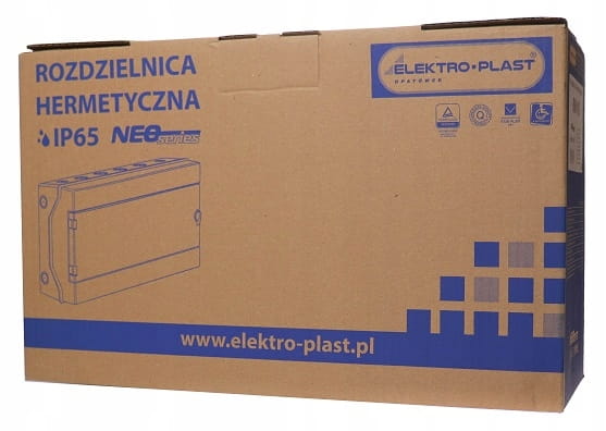ROZDZIELNICA NATYNKOWA HERMETYCZNA 1x18 RH-18 IP65 SKRZYNKA MODUŁOWA DC