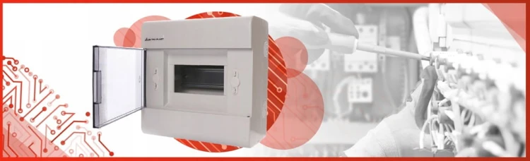 ROZDZIELNICA NATYNKOWA 1X6 SKRZYNKA MODUŁOWA 6M SRn-6 N+PE IP40