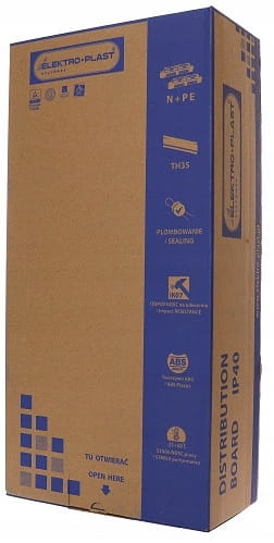 ROZDZIELNICA PODTYNKOWA 1X18 SKRZYNKA MODUŁOWA 18M SRp-18 N+PE IP40