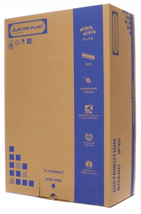 ROZDZIELNICA PODTYNKOWA 1X12 SKRZYNKA MODUŁOWA 12M SRp-12 N+PE IP40
