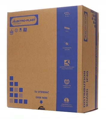 ROZDZIELNICA PODTYNKOWA 1X8 SKRZYNKA MODUŁOWA 8M SRp-8 N+PE IP40