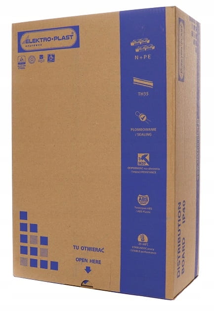 ROZDZIELNICA NATYNKOWA 1X12 SKRZYNKA MODUŁOWA 12M SRn-12 N+PE IP40