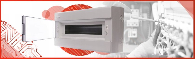 ROZDZIELNICA NATYNKOWA 1X8 SKRZYNKA MODUŁOWA 8M SRn-8 N+PE IP40