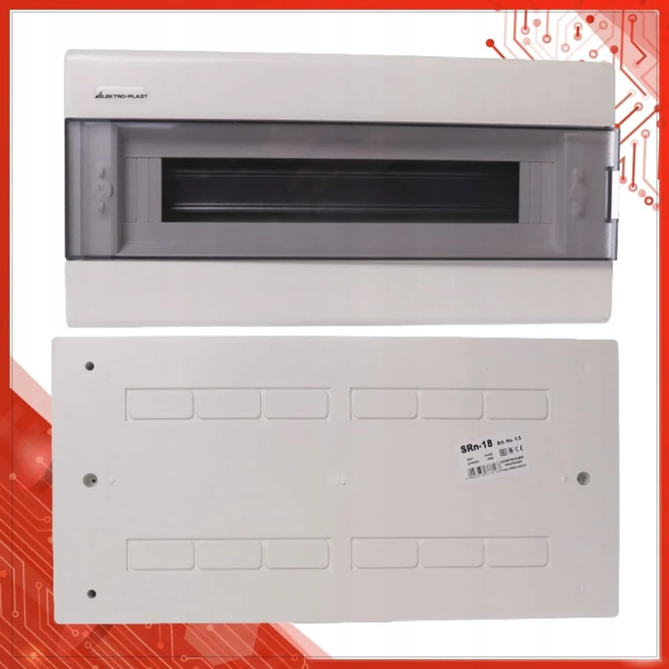 ROZDZIELNICA NATYNKOWA 1X18 SKRZYNKA MODUŁOWA 18M SRn-18 N+PE IP40