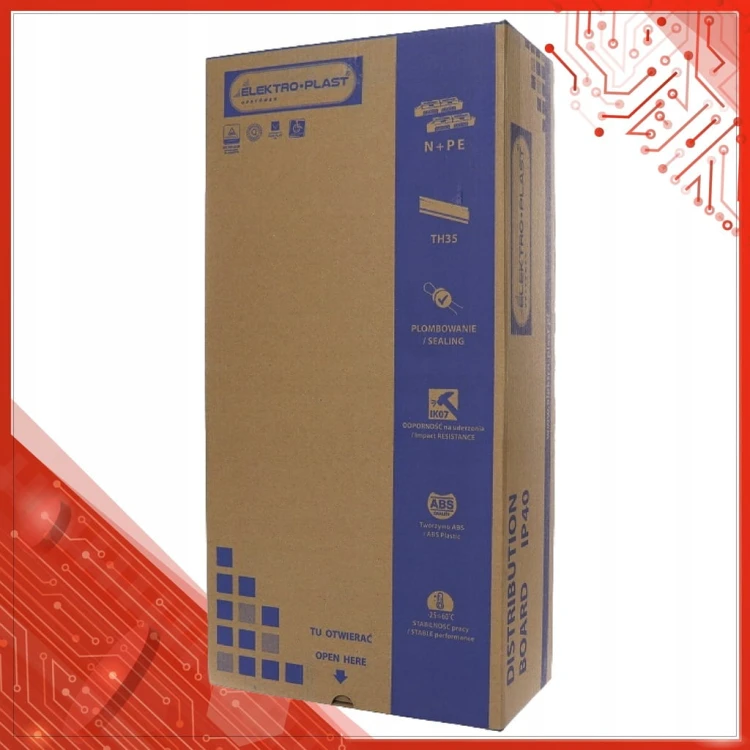 ROZDZIELNICA NATYNKOWA 1X18 SKRZYNKA MODUŁOWA 18M SRn-18 N+PE IP40