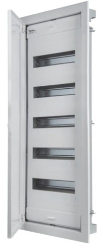 ROZDZIELNICA PODTYNKOWA MODUŁOWA DRZWI METALOWE SKRZYNKA 60 mod. IP40 5x12