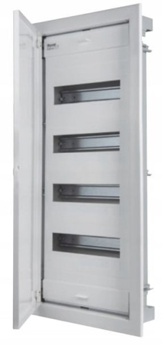 ROZDZIELNICA PODTYNKOWA MODUŁOWA DRZWI METALOWE SKRZYNKA 48 mod. IP40 4x12