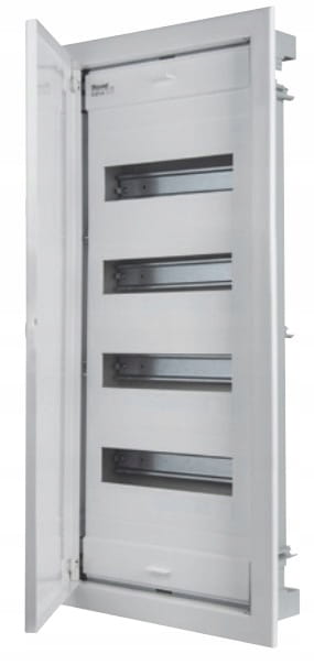 ROZDZIELNICA PODTYNKOWA MODUŁOWA DRZWI METALOWE SKRZYNKA 48 mod. IP40 4x12
