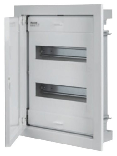 ROZDZIELNICA PODTYNKOWA MODUŁOWA DRZWI METALOWE SKRZYNKA 24 mod. IP40 2x12