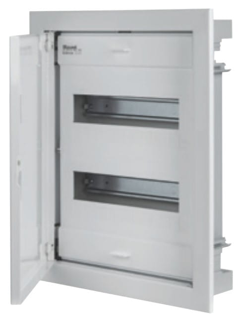 ROZDZIELNICA PODTYNKOWA MODUŁOWA DRZWI METALOWE SKRZYNKA 24 mod. IP40 2x12