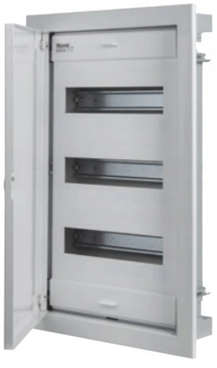 ROZDZIELNICA PODTYNKOWA MODUŁOWA DRZWI METALOWE SKRZYNKA 36 mod. IP40 3x12