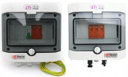ROZDZIELNICA PV 1000V DC/AC 1 STRINGI ZESTAW 1-FAZ