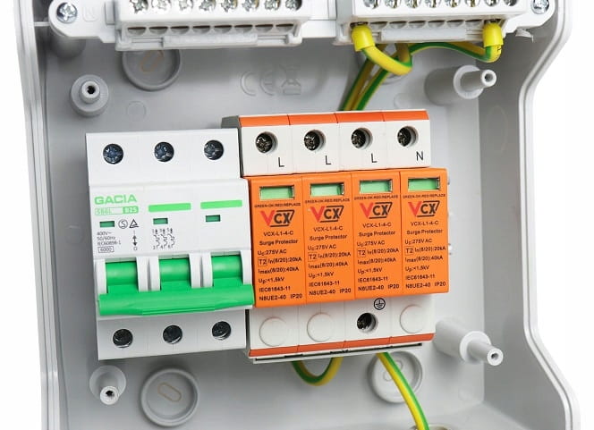 ROZDZIELNICA PV AC 3-FAZ B16 FOTOWOLTAIKA