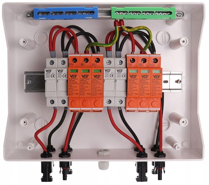 ROZDZIELNICA PV 1000V DC 2 STRINGI FOTOWOLTAIKA