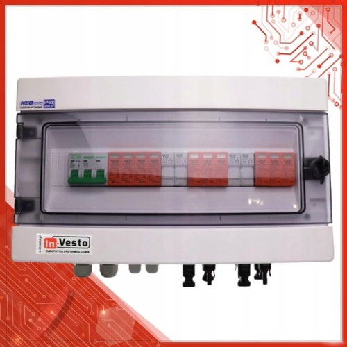 ROZDZIELNICA PV 1000V DC/AC 2 STRINGI +WKŁADKI GPV