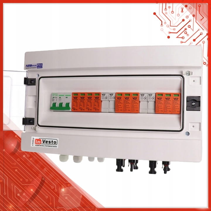 ROZDZIELNICA PV 1000V DC/AC 2 STRINGI +WKŁADKI GPV