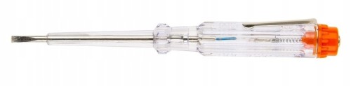 PRÓBNIK NAPIĘCIA TESTER PRĄDU 140mm Z ZACZEPEM KONTROLKA