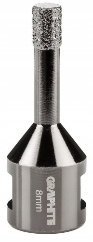 OTWORNICA DIAMENTOWA KORONKA M14 8mm DO GLAZURY GRESU CEGŁY GRAPHITE