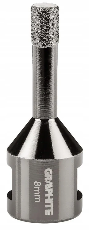 OTWORNICA DIAMENTOWA KORONKA M14 8mm DO GLAZURY GRESU CEGŁY GRAPHITE