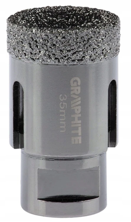 OTWORNICA DIAMENTOWA KORONKA M14 35mm DO GLAZURY GRESU CEGŁY GRAPHITE